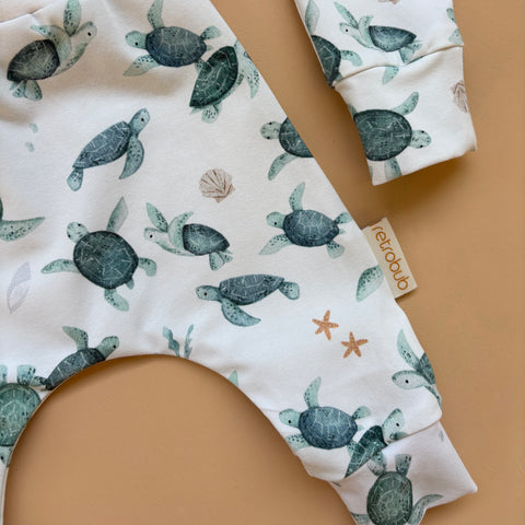 SEA TURTLE baby leggings