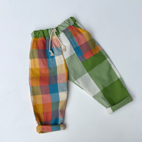 PLAY pants - rainbow check