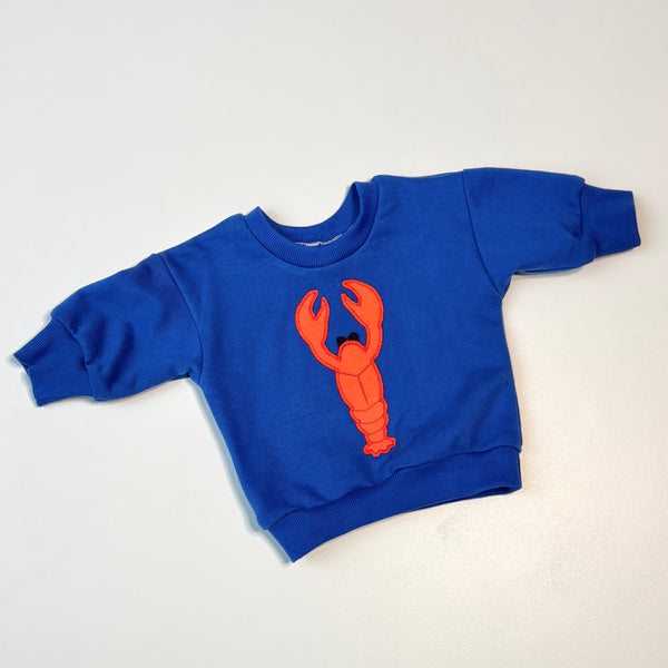 Lobster baby sweater