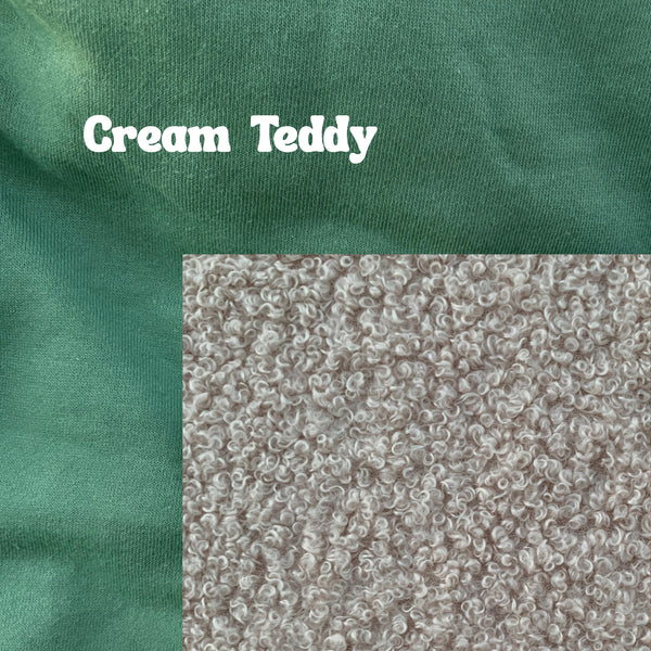 green CUSTOM LETTER SWEATER pre-order