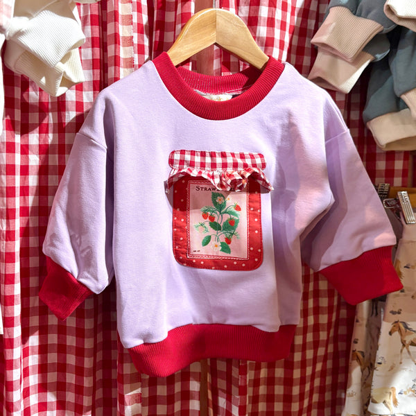 Strawberry jam sweater - lilac