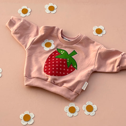STRAWBERRY baggy jumper