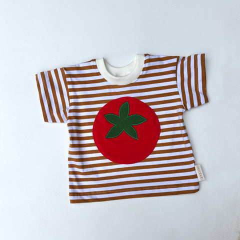 TOMATO stripe tee - sizes 1-5