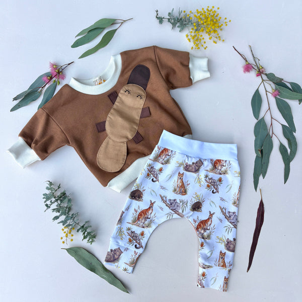 PLATYPUS baby sweater