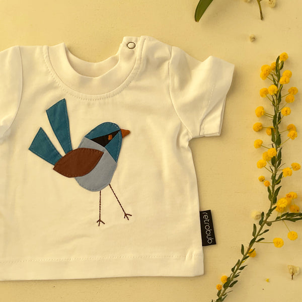 FAIRYWREN baby tshirt white