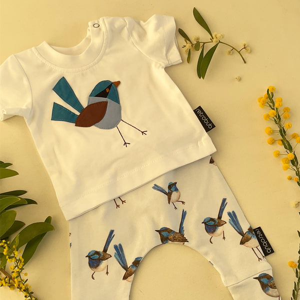 FAIRYWREN baby tshirt white