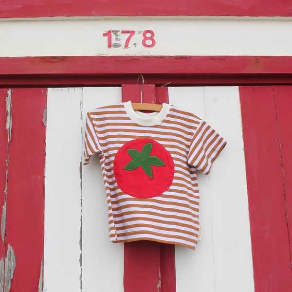 TOMATO stripe tee - sizes 1-5