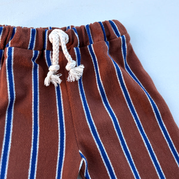 Wide leg pants - vertical blind stripe