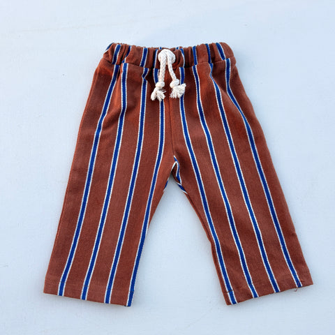 Wide leg pants - vertical blind stripe