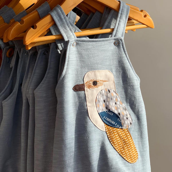 KOOKABURRA baby overalls (light blue)