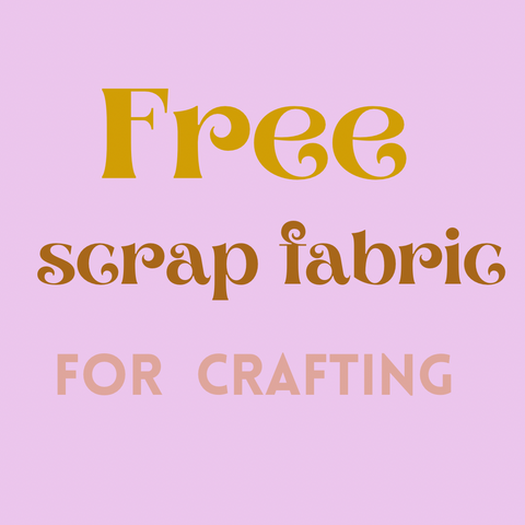 FREE fabric scrap bag