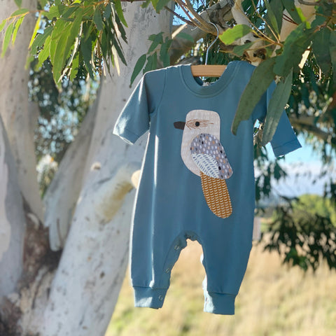 Blue KOOKABURRA winter onesie