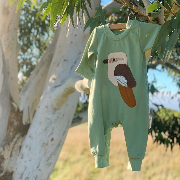 Green KOOKABURRA winter onesie